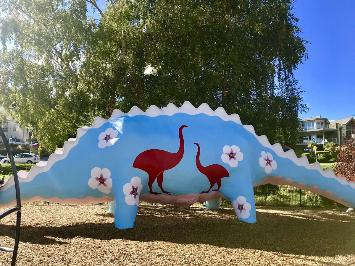 Wanaka Dinosaur Park playground photo