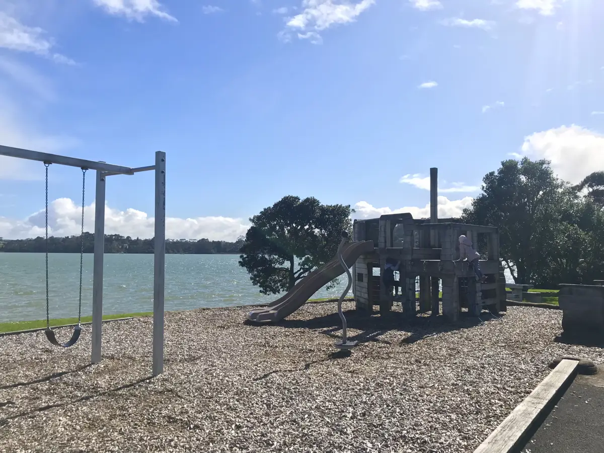 Christmas Beach playground photo